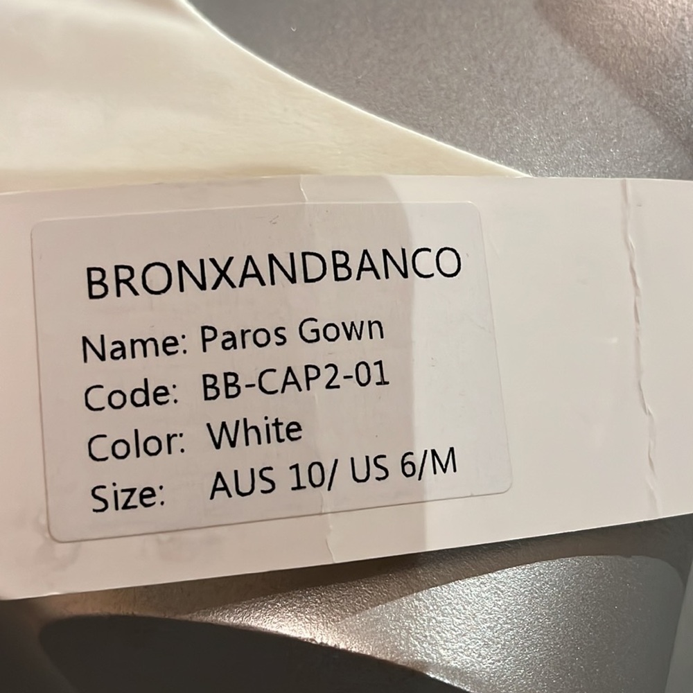 Bronx and Banco Paros Gown in White - Picture 12 of 16